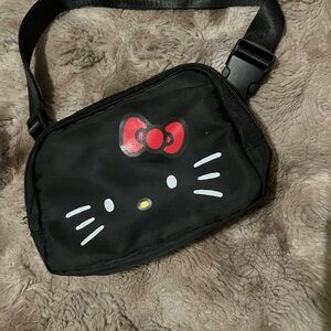 Hello Kitty Black Crossbody Bag